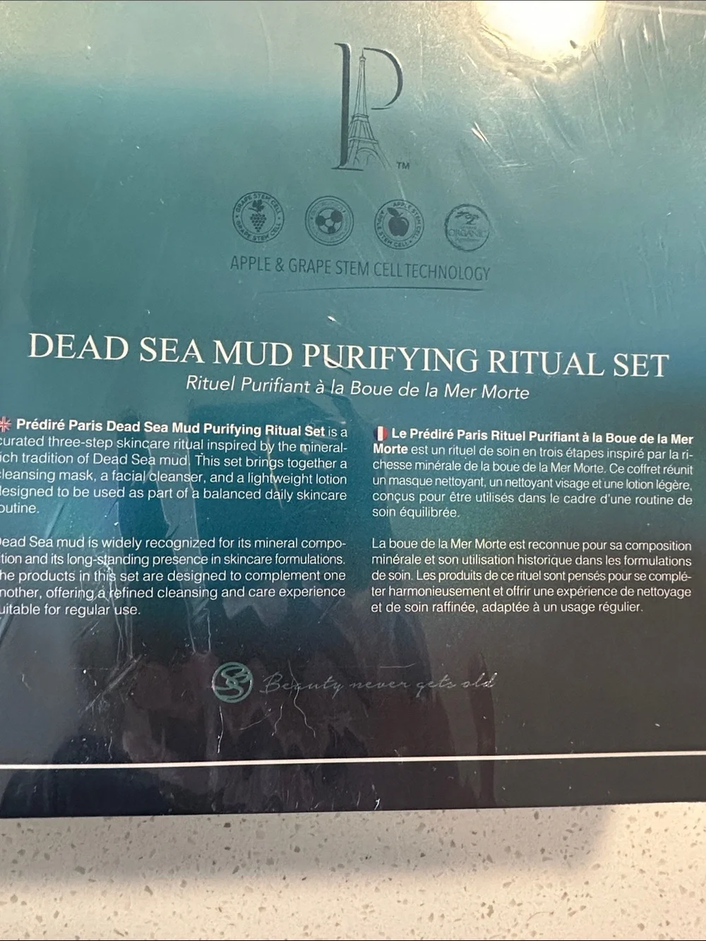 Predire Dead Sea Mud Purifying Ritual Set – White & Teal, NWT